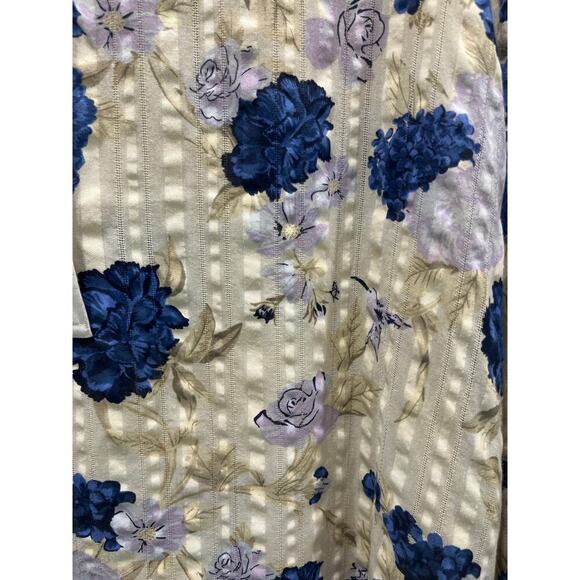 Tory Burch Floral Print Tunic Long Sleeves Top Sz M - Picture 3 of 8